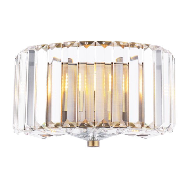 (image for) Laura Ashley Fernhurst Wall Light Crystal and Antique Brass